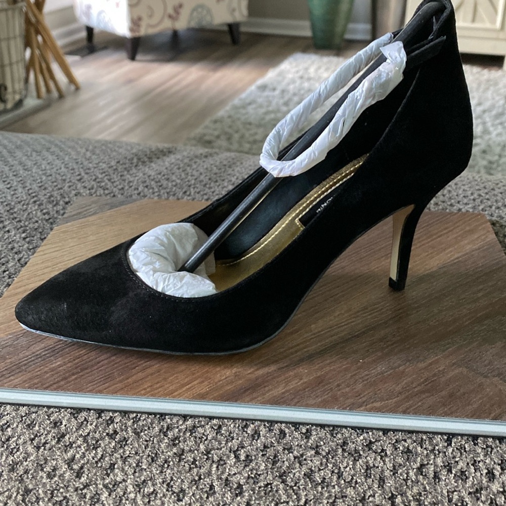 BCBGeneration Black Suede Heels